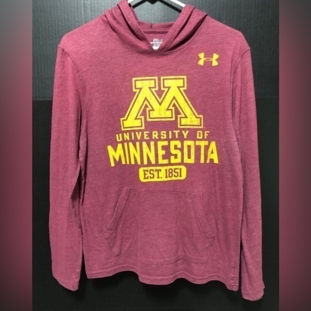 🪽Under Armour Loose Fit MN Golden Gophers Hooded Shirt